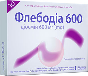 Інструкція Флебодіа 600 мг діосмін 